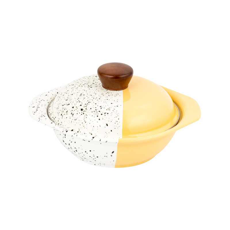 Enamel V na hugis palayok