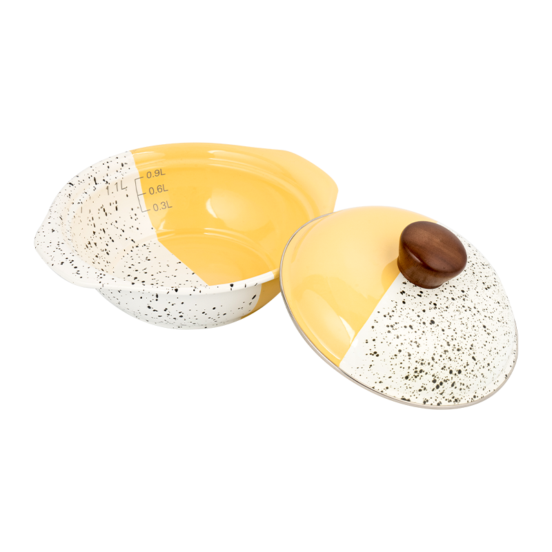 Enamel V na hugis palayok