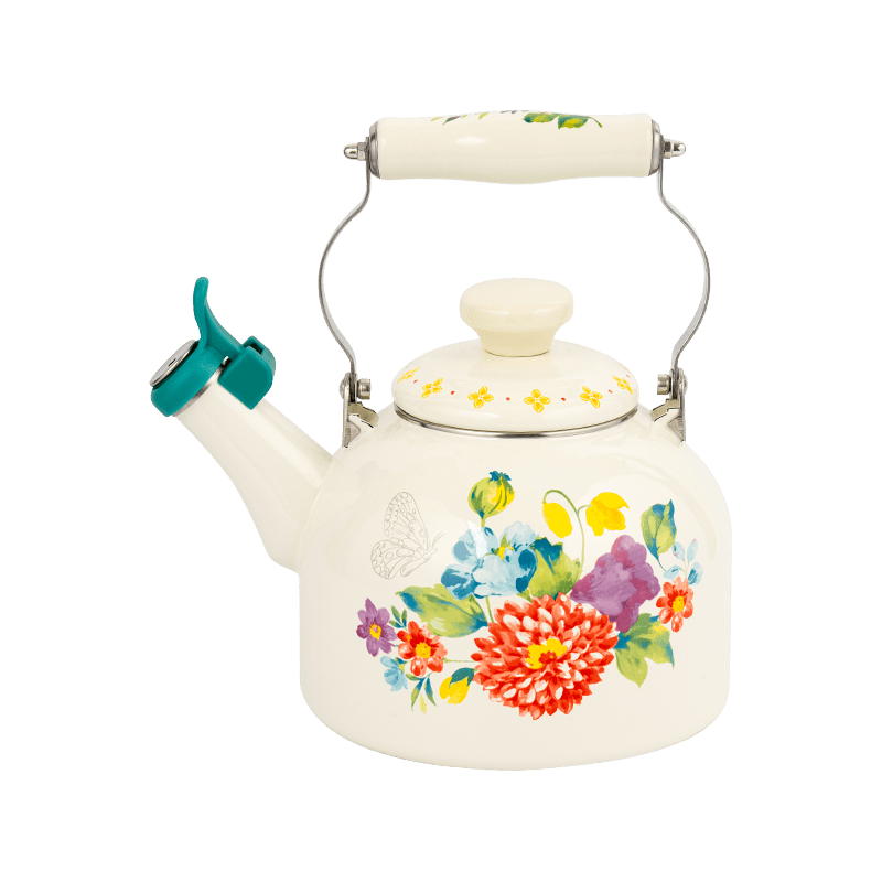 TK528W enamel whistling kettle