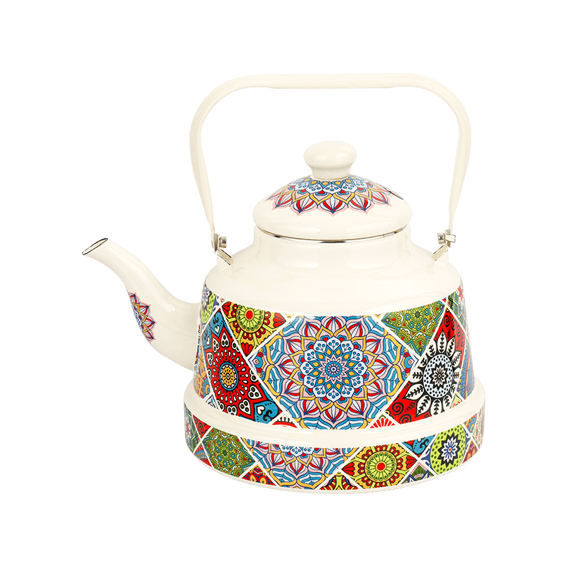 TK505 enamel bell-dinisenyo tea kettle