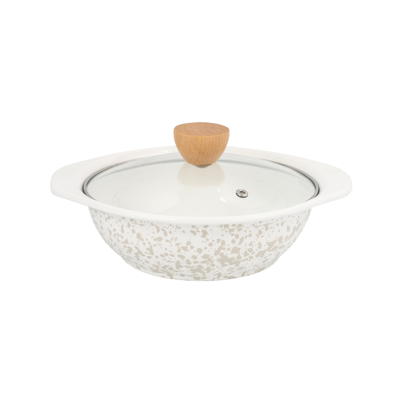 Enamel V na hugis palayok