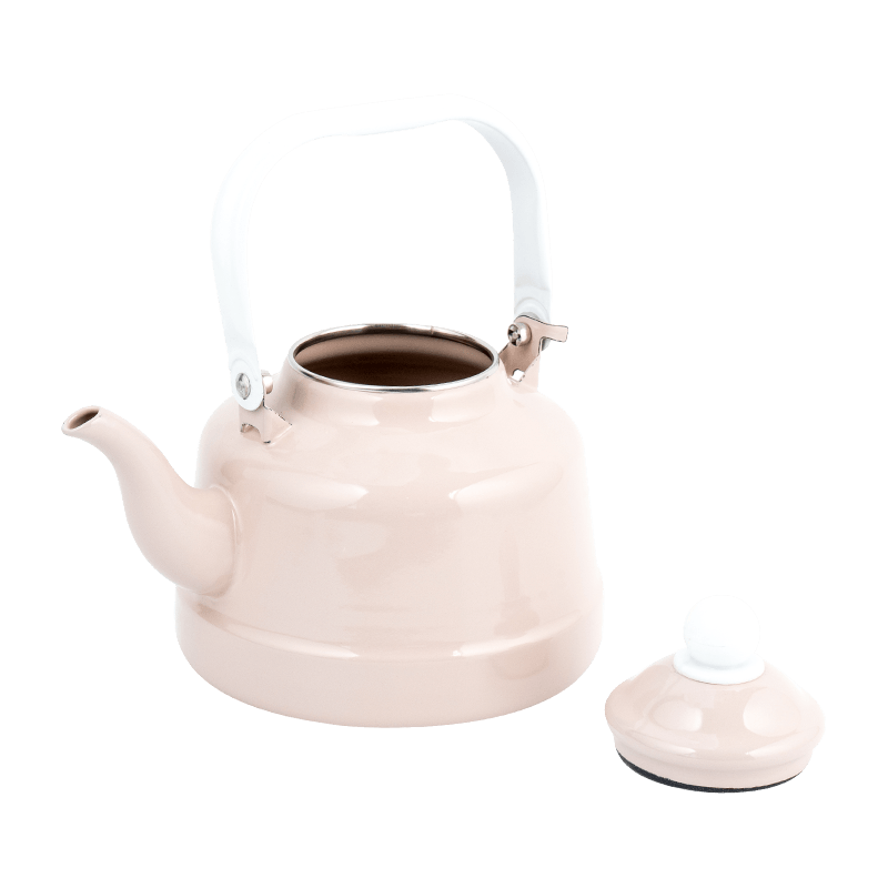 TK505 enamel bell-dinisenyo tea kettle