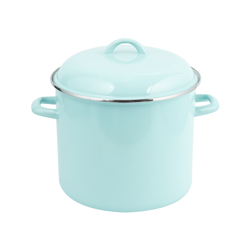 755d enamel double-handle matangkad na balde