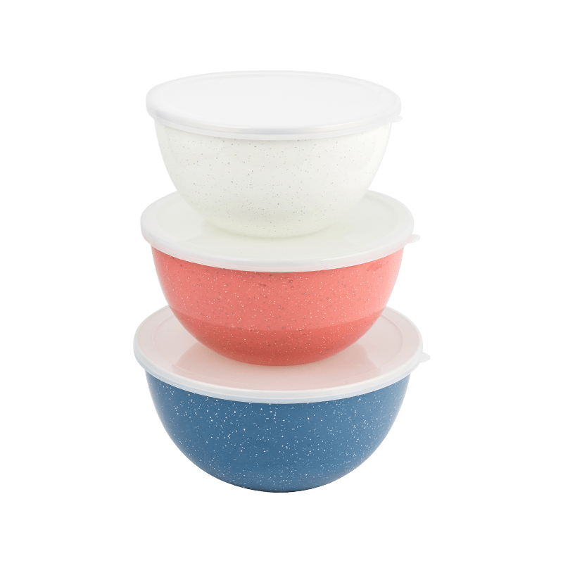 Round rim paghahalo ng mangkok