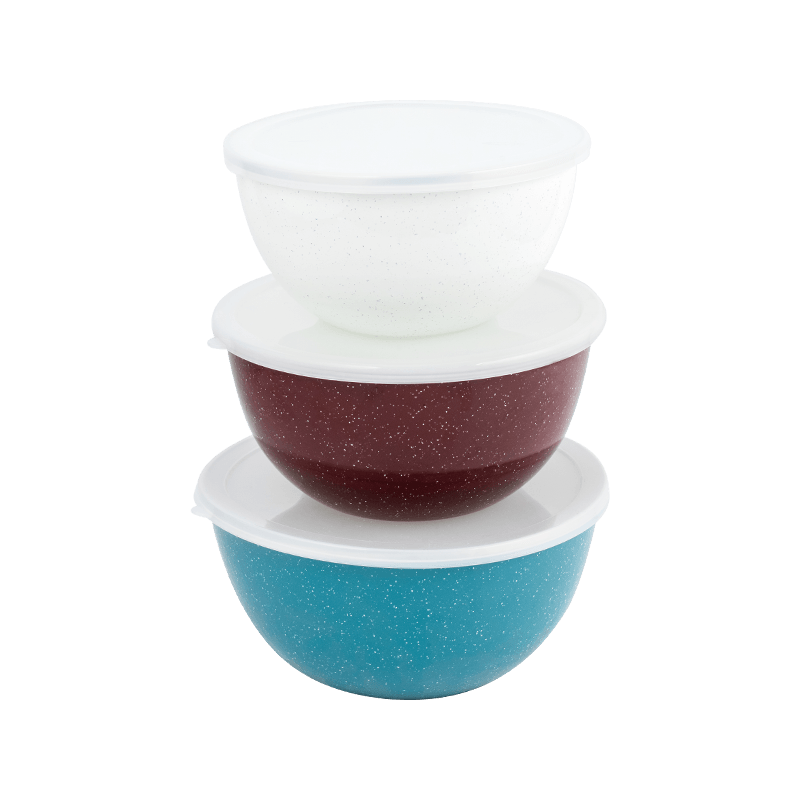 Round rim paghahalo ng mangkok