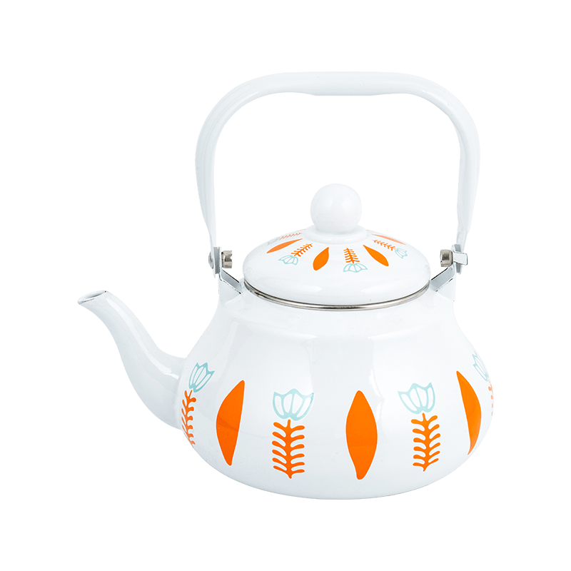 TK121 ENAMEL PEAR-DESIGNED TEA KETTLE TK121 ENAMEL PEAR-DESIGNED TEA KETTLE