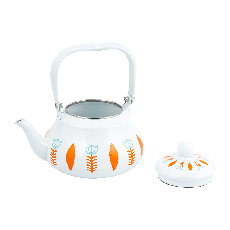 TK121 ENAMEL PEAR-DESIGNED TEA KETTLE