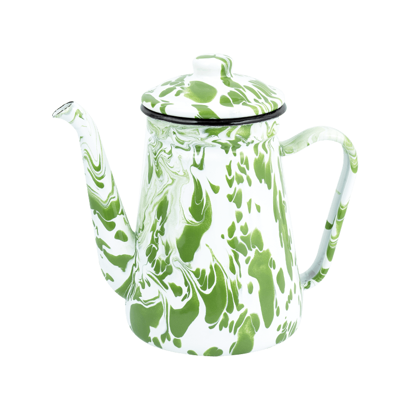 TK508 Green Enamel Kape Pot