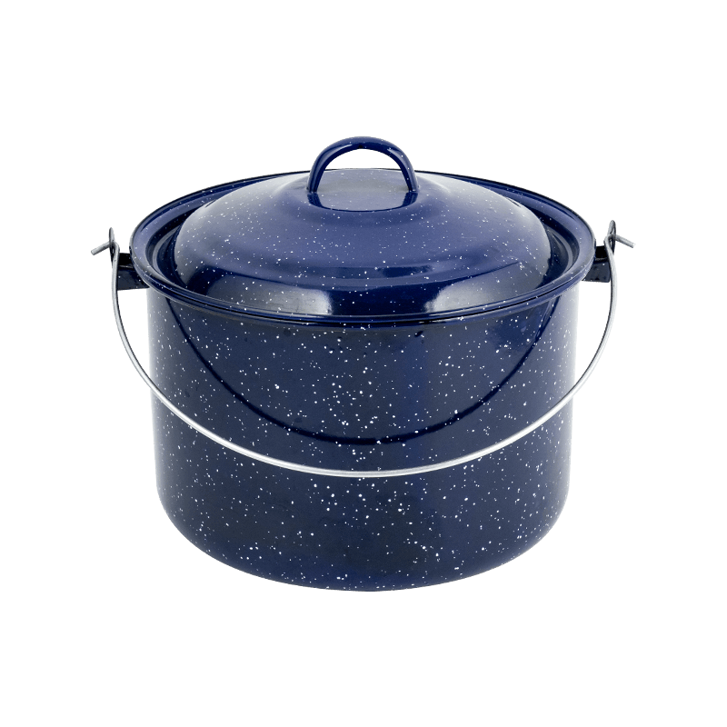 758d Multipurpose enamel bucket na may hawakan