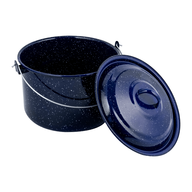 758d Multipurpose enamel bucket na may hawakan