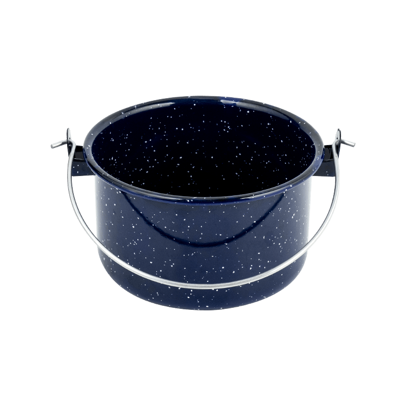758d Multipurpose enamel bucket na may hawakan