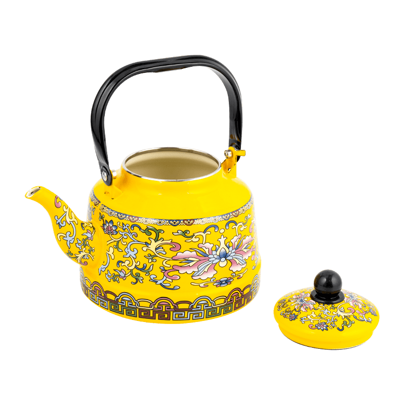 TK505 enamel bell-dinisenyo tea kettle