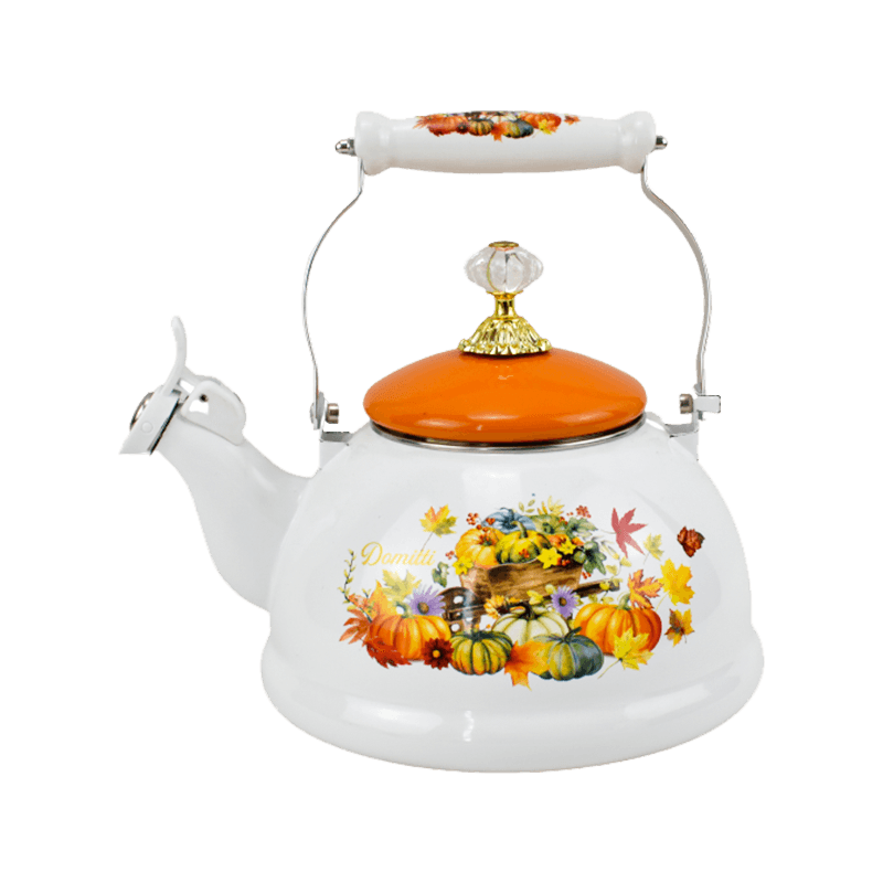 Kusina ng whistling tea enamel kettle