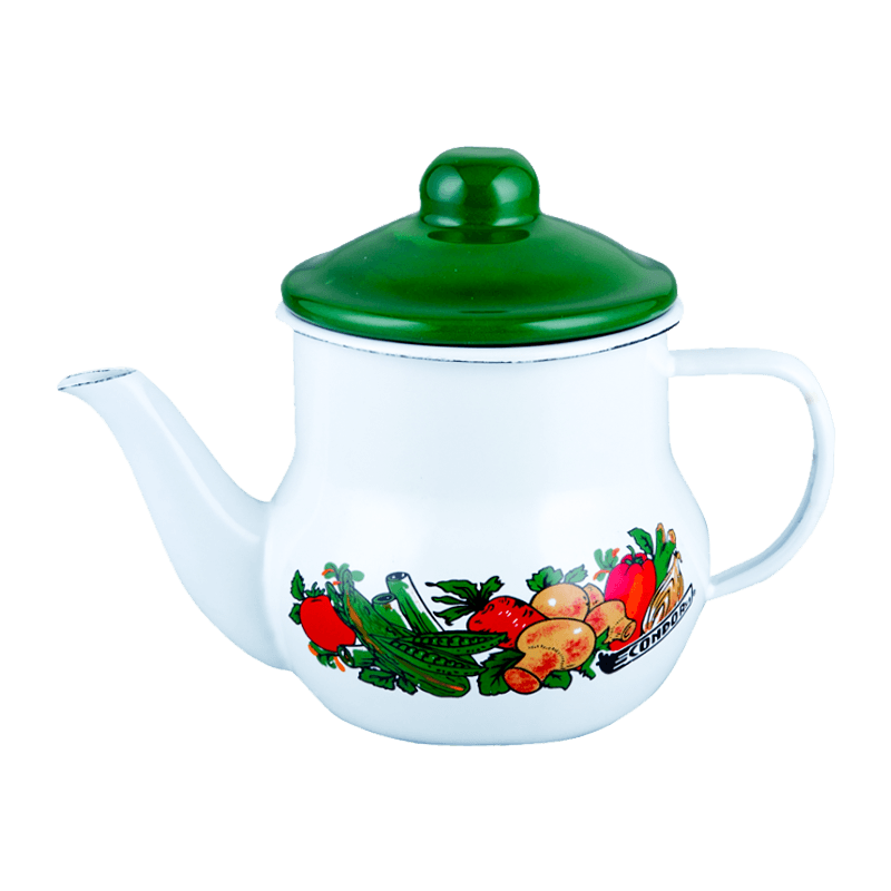 TK501 MINI enamel teapot na may infuser