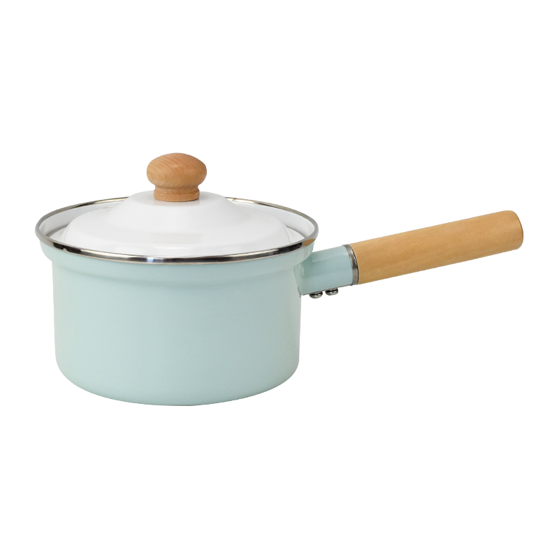 151d round rim spill-resistant single-handle pot takip na kasama